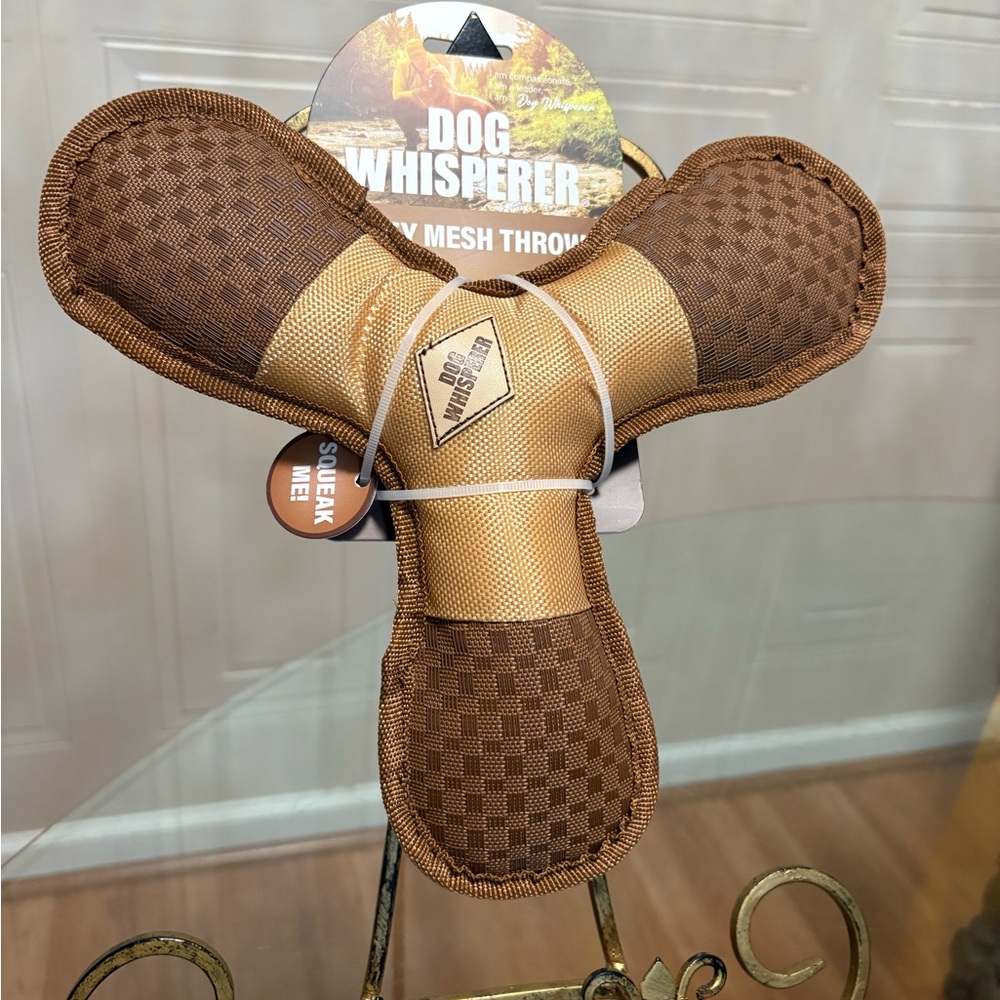 Dog Whisperer ~ Mighty Mesh Thrower ~ Dog Toy